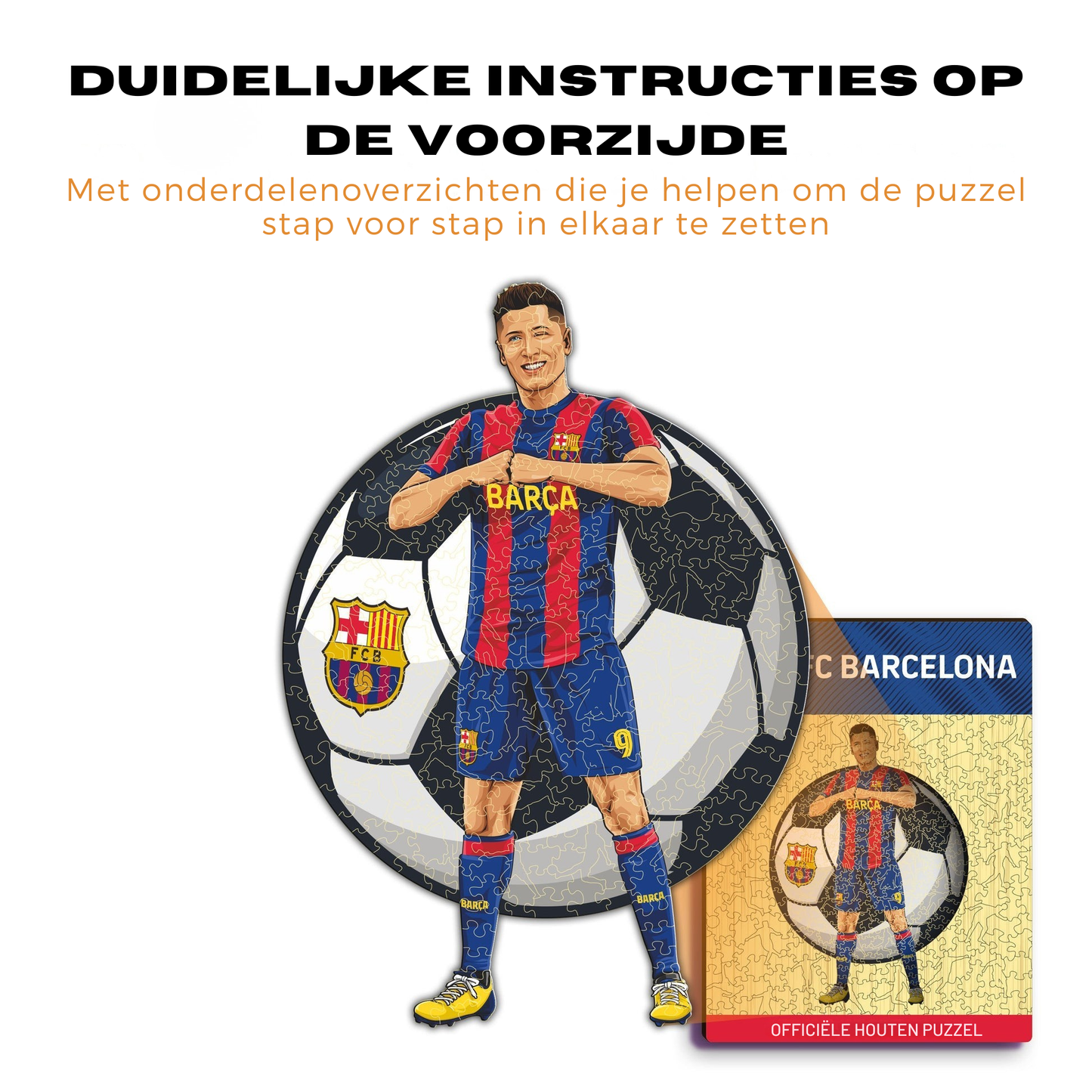 Robert Lewandowski - Houten puzzel