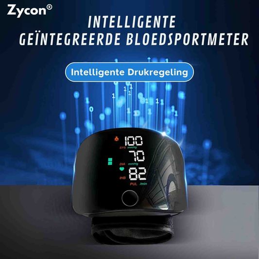 Zycon® Cardiowrist Pols Bloeddrukmeter | Automatisch, LED-display